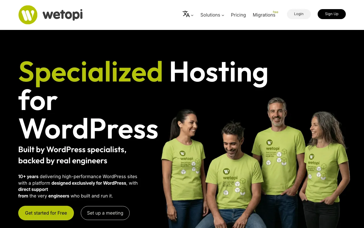 Wetopi homepage